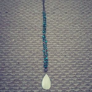 Nordstrom Turquoise Beaded Pendant Necklace